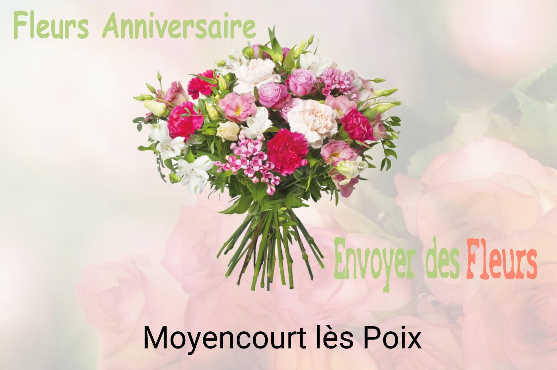 Bouquet de fleurs d’anniversaire livré à Moyencourt-lès-Poix