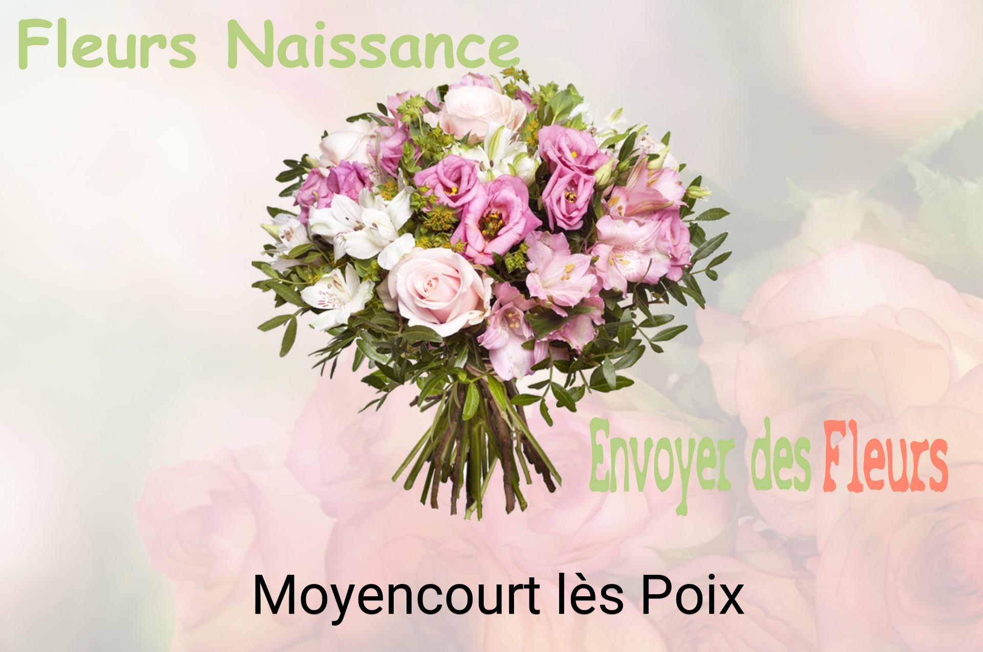 Bouquet de fleurs de naissance livré à Moyencourt-lès-Poix