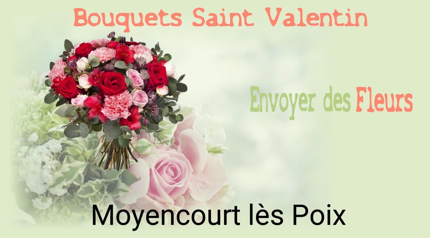 Roses de Saint-Valentin livrées à Moyencourt-lès-Poix